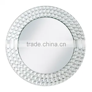 Wholesale Wedding Clear Beaded Glass Charger Plates thumbnail-1