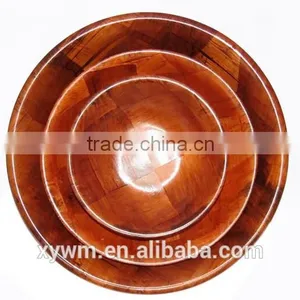 TUV Certification HOT Cheap Mahogany Solid Wooden Woven Nut Bowl Set thumbnail-6