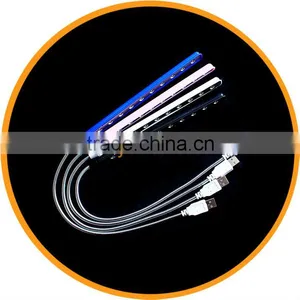 Bright Flexible USB 10 LED Lamp Light for PC Notebook Laptop From Dailyetech thumbnail-1