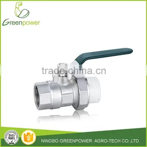 Female Thread Single-way PP-R Brass Ball Valve thumbnail-1