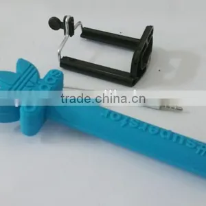 2015 Fashion Mini Foldable Monopod,Cable Take Pole Selfie Stick,Monopod Selfie-stick in Promotion! thumbnail-2
