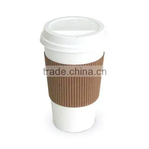 2016 New Style Vertical Ripple Wall Paper Cup for Coffee Drinks thumbnail-3