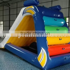 Adults Freefall Water Slider on Floating Aqua Park Large Inflatable Water Play Park thumbnail-1