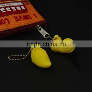 Custom Yellow Pvc Shoe Keychain as Children Gifts thumbnail-4
