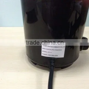 New Arrival Mini Home Stainless Steel 3-tiers Cheap 110v/220v Chocolate Fondue Fountain thumbnail-6