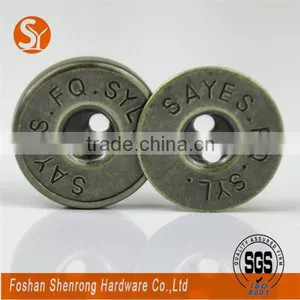 Custom Sewing Metal Buttons Magnetic Material for Shirts 18 mm Diameter and 3 mm Thickness thumbnail-1
