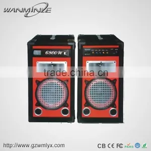 Cheap Red Cabinet Powered Speaker Box 1.0 Sound System for Home Show thumbnail-1
