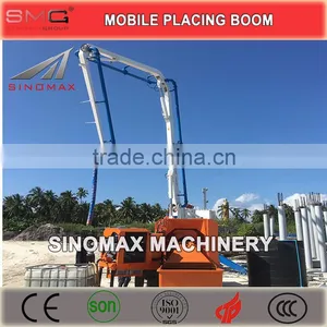 TOP! 13m 15m 17m 18m Mobile Hydraulic Spider Boom With Wheels/Concrete Distributor thumbnail-6