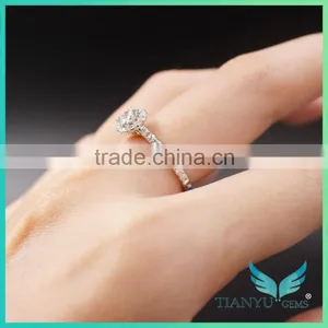 Jewelry Designs Moissanite Gold Band Rings, Moissanite vs Diamond in Lower Price thumbnail-3