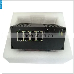 10-Port Industrial PoE+ Gigabit Ethernet Switch, W/8*10/100/TX (30W/Port), 2*10/100/1000TX + 2*100/1000 SFP Slots P610A thumbnail-1