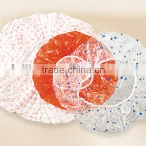 Disposable Clear PE Hotel Shower Cap With Low Price thumbnail-1