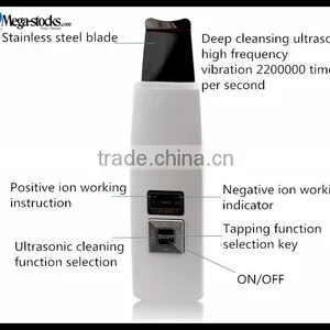 HOT! Ultrasonic Skin Scrubber Microdermabrasion Peeling, Iontophoresis Salon Spa thumbnail-5