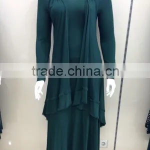 Wholesale New Design Modest Muslim Clothing Islamic Clothing Modest Dresses Abaya Islamic Wear thumbnail-1