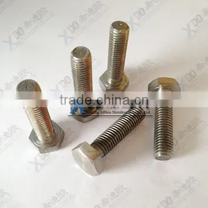 Alloy X- 750 / GH 4145 Alloy718 / GH4169 Stainless Steel Fasteners Hex Bolt thumbnail-1