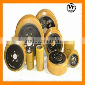Cheap Polyurethane Hard Rubber Road Roller thumbnail-3