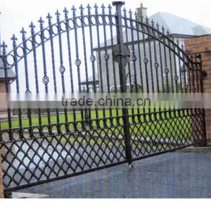 Customized Residential Wrought Iron/galvanized Powder Coated Steel/Iron/ Stainless Steel Gate Ornament thumbnail-4