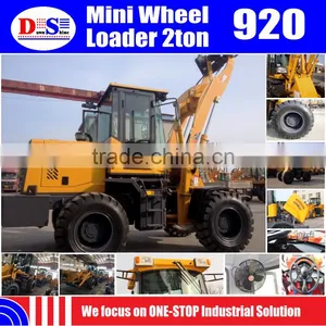 Hot Sale ZLY920 China Mini Wheel Loader 2000kg With CE - 1 Cbm Bucket Small Wheel Loader for Sale thumbnail-5