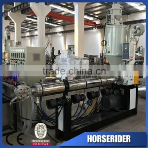 Pvc Fiber Reinforced Hose Pipe Extrusion Machinery/PVC Plastic Braided Hose Pipe Making Plant thumbnail-1