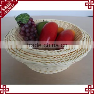 Hot Sale Plastic Rattan Baskets for Supermarket Display Shelves thumbnail-4