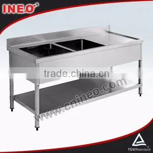 Kitchen Sink With Double Drain Board Restaurant Sink/stainless Steel Kitchen Sink for Hotel thumbnail-1