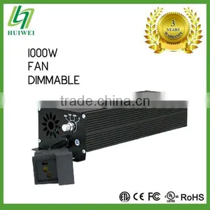 Hydroponic 1000W Lighting Fixture Electronic Dimmable Ballast With Cooling Fan Original Manufacturer thumbnail-6