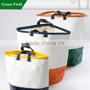 Green Field Garden Canvas Flower Planter,Canvas Beautiful Garden Plant Planter thumbnail-1
