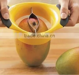 Plastic Peach and Mango Cutter/ Classical Mango Slicer/ Plastic Handle Mango Splitter thumbnail-1