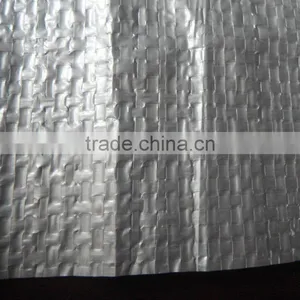 100% PP White Scrim Woven/ Polypropylene Woven Menbrane/ Fabric Sheets Geotextiles thumbnail-1