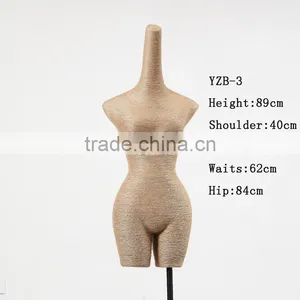 Special Fiberglass Covered With Rope Half Body Torso Female Mannequin thumbnail-1