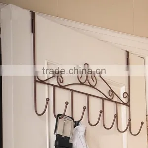 Over the Door Hanging Purse Closet Rack 5 Hook thumbnail-1