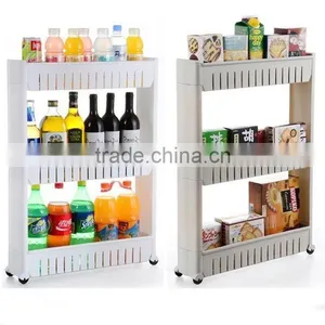 Kitchen Plastic Save Space Storage Trolley and Storage Organizer thumbnail-1