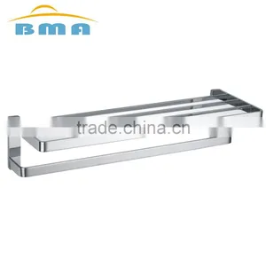 Bathroom Accessories Stainless Steel Wall Mounted Bathroom Towel Rack thumbnail-2