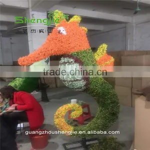 SJLJ013600 High Quality Artificial Topiary Frame Ornament Artificial Topiary Animal thumbnail-3