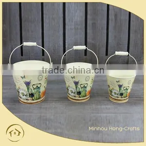 Marks and Spencer! Garden Pails Iron Garden Cheap Steel Buckets thumbnail-1