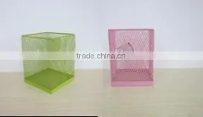 2016 Office Storage Metal Hollow Out Pen Holder / Iron Pen Holder Wholesales thumbnail-1