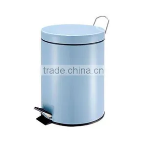 LightBlue Foot Operated Dust Bin thumbnail-1