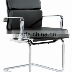 High Quality Competitive Price Low Back Office Chair Chrome Leg thumbnail-1