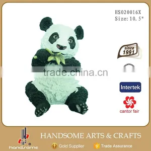 10.5'' Inch Resin Home Decoration Panda Animal Statue thumbnail-1