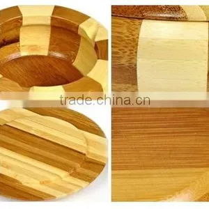 Custom Round Bamboo Ashtray thumbnail-4