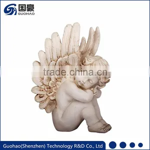 Custom Resin Sleeping Baby Angel Statue for Sale thumbnail-1