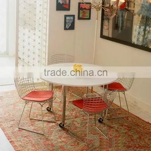Modern Wire Chair Metal Base thumbnail-6