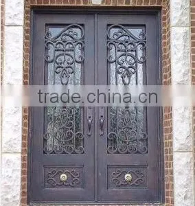 Bisini Luxury Design Wrought Iron Double Entry Door (BG90057) thumbnail-1