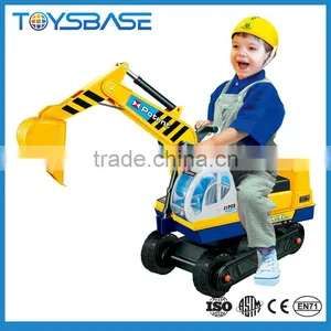 Excavator Digger Pulling Cart Mall Kids Ride on Toys thumbnail-2