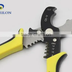 Wire Stripper Carbon Steel 2 Colors Handle Crimping Pliers Multil-Functional Crimping Plier thumbnail-1
