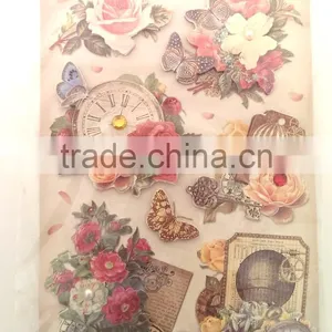 Scrapbook 3D Sticker, Hot Sale 3D Decoupage Stickers, Craft Gift Sticker for Decoration thumbnail-2