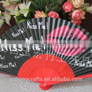 Japanese High Quality Bamboo Paper Fan thumbnail-3