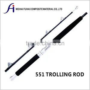 551 Black Trolling Rod Fiberglass Fishing Rod thumbnail-1
