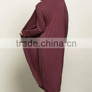 Women Full Length Cocoon Duster Ladies Extra Long Cardigan New Arrival thumbnail-4