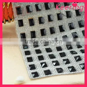 New Arrive Diamante Mesh Trimming Iron on Mesh WRT-005 thumbnail-1