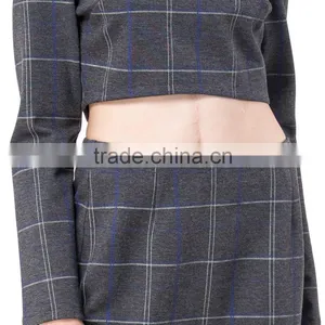 Domin Fashion Guangzhou Factory Ladies Crop Top Sets thumbnail-2